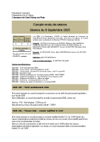 Compte-rendu de séance CM – septembre 2025